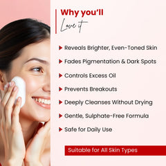 Clairis Cleanse Red Algae Foaming Face Wash
Why You’ll Love FOM FOM Red Algae Cleanser❤️
 
Reveals Brighter, Even-Toned Skin
 
Fades Pigmentation & Dark Spots
 
Controls Excess Oil & Prevents Breakouts
 
Deeply Cleanses Without Drying
 
Gentle, Sulphate-Free Formula
 
Safe for Daily Use
 
Suitable for All Skin Type