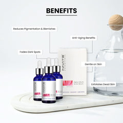 Innate Alpha Arbutin & Zinc Face Serum
Benefits -
Reduces Pigmentation & Blemishes
Anti-Aging Benefits
Fades Dark Spots
Boosts Skin Clarity
Gentle on skin 
Exfoliates dead skin