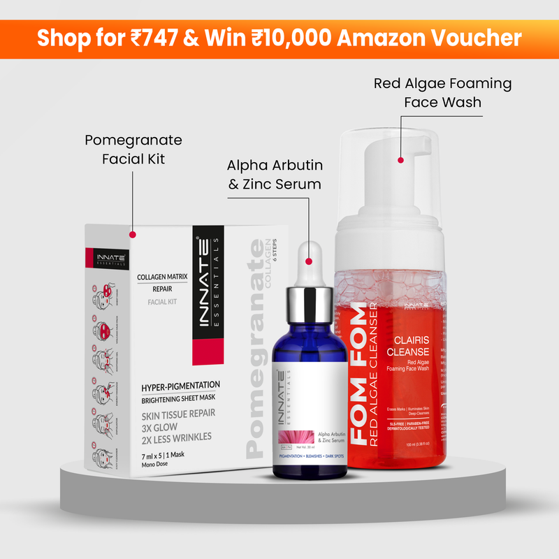 Hyperpigmentation Treatment Combo - Facial Kit + Serum + Foaming Face Wash