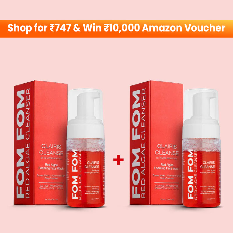 Clairis Cleanse - Red Algae Foaming Face Wash Combo ( Pack of 2)