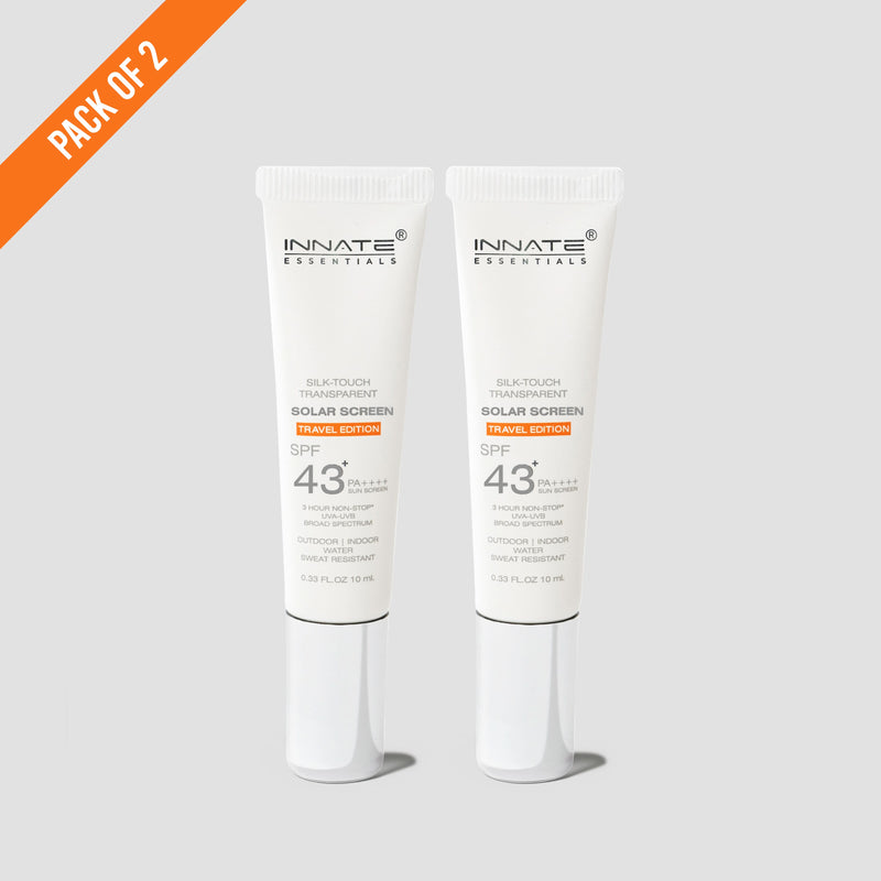 Innate Solar Screen SPF 43 (Travel Edition) Pack of 2