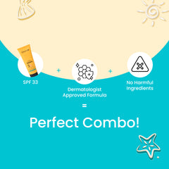 Innate Mineral Kids & Teens Sunscreen SPF 33
SPF 33 + Dermatologist Approved Formula + No Harmful Ingredients = Perfect Combo