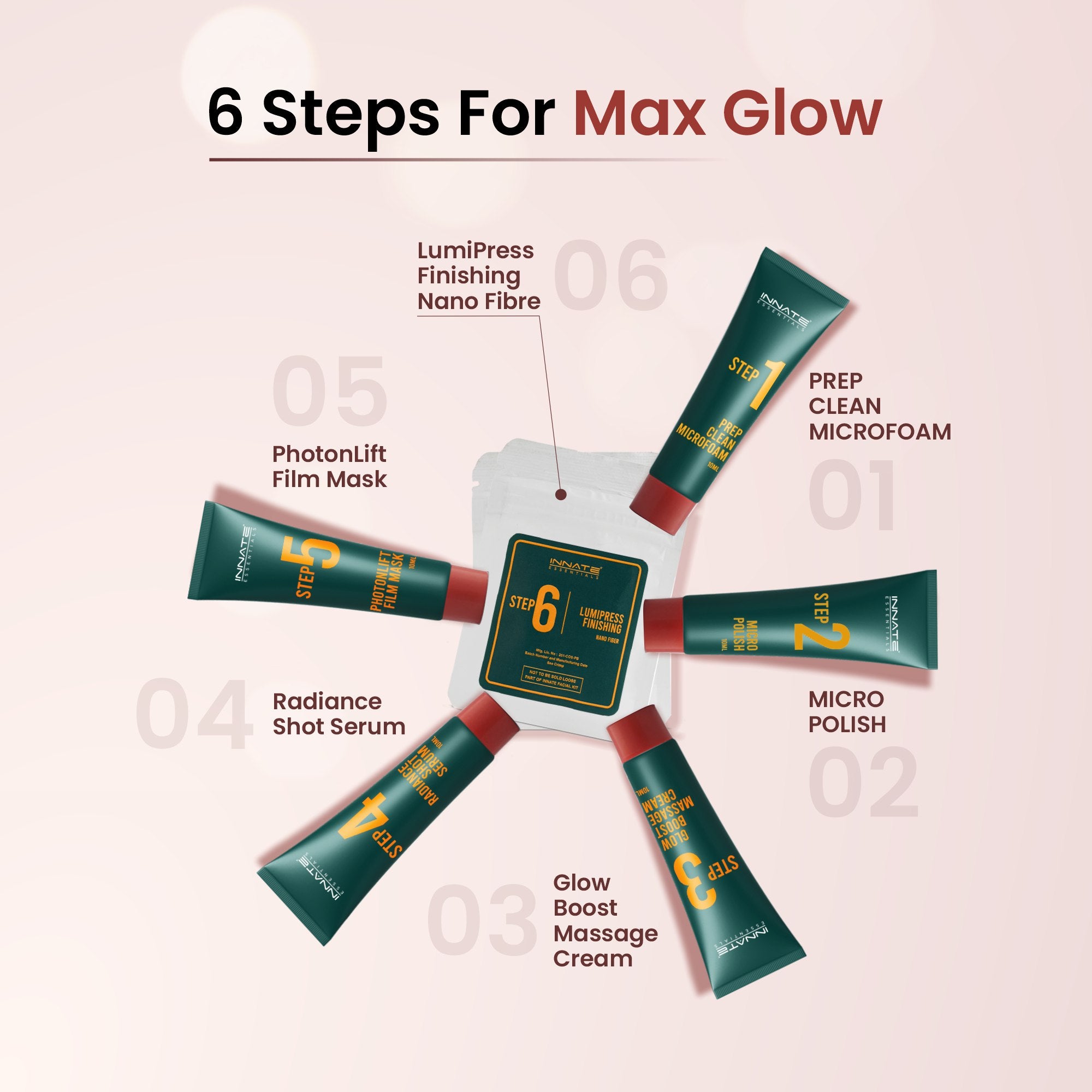 bridal max glow facial kit( pack of 2 facials) one sitting, unmatched glow