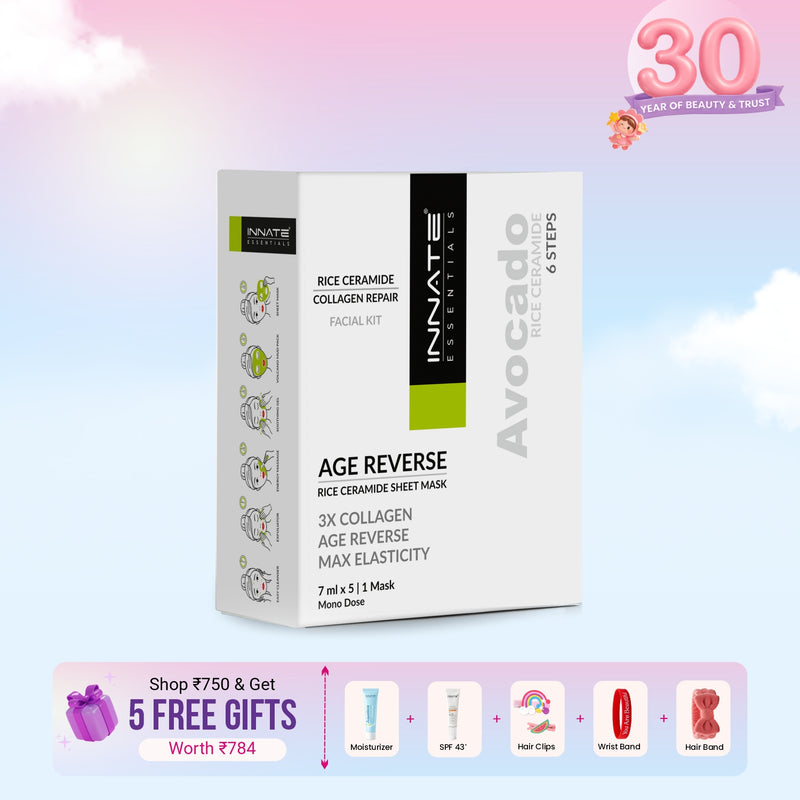Innate Avocado Rice Ceramide Facial Kit With Sheet Mask