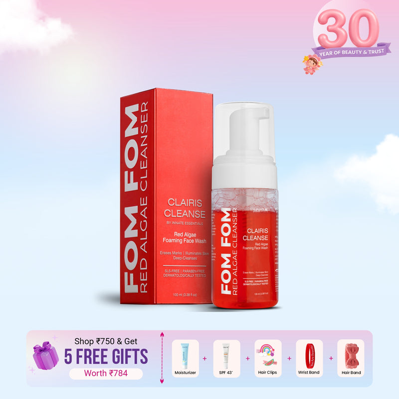 Clairis Cleanse - Red Algae Foaming Face Wash