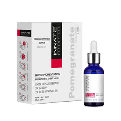 Innate Essentials skincare product packaging and bottle on a white background