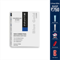 Innate Blue Gold Hyaluronic Acid Facial Kit With Sheet Mask