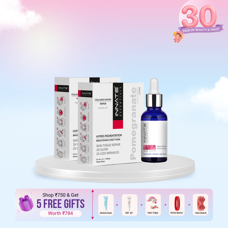 Hyperpigmentation Facial (Pack of 2) + Serum Combo
