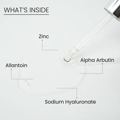 Innate Alpha Arbutin & Zinc Face Serum
What’s Inside - 
Alpha Arbutin 
Zinc 
Allantoin
Sodium Hyaluronate 