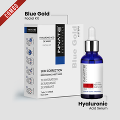 Blue Gold Hyaluronic Acid Facial + Serum Combo