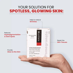Innate Pomegranate Collagen Facial Kit With Sheet Mask
Your Solution for Spotless, Glowing Skin:
Reduces Hyperpigmentation 
Helps to reduce wrinkles
Repair the skin tissues
Provide glow to the skin 