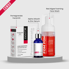 Hyperpigmentation Treatment Combo - Facial Kit + Serum + Foaming Face Wash