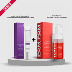Glow Fix Combo - Clairis Correct Bright Max 21 + Fom Fom Face Wash