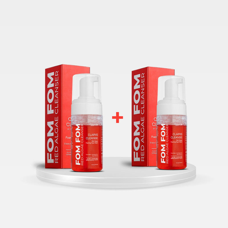 Clairis Cleanse Red Algae Foaming Face Wash combo (pack of 2)