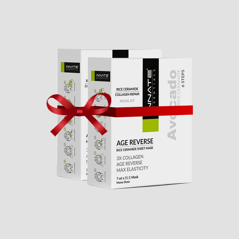 Innate Avocado Rice Ceramide Facial Kit With Sheet Mask (Pack of 2)