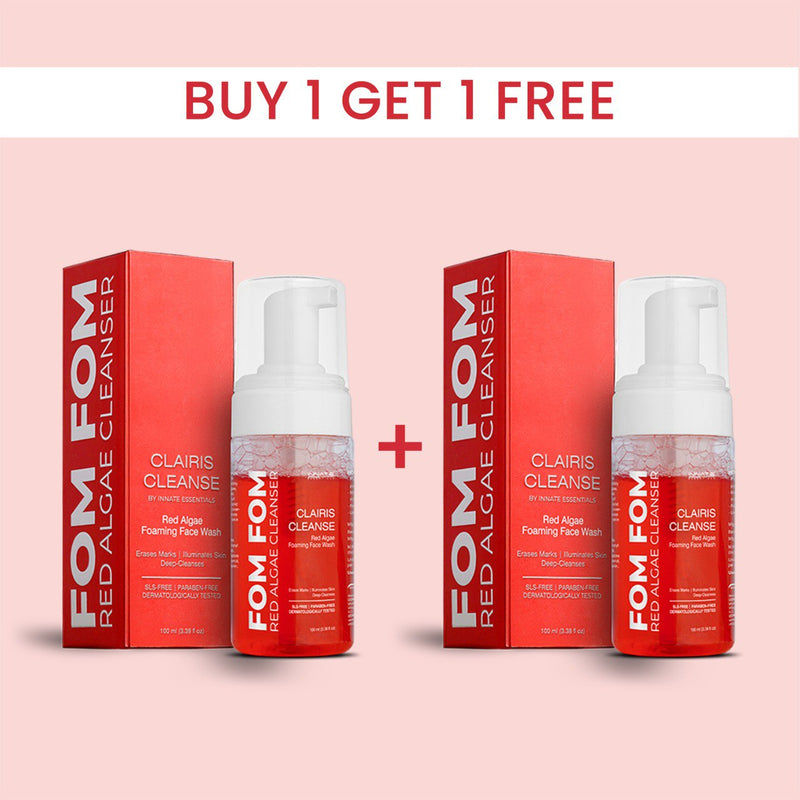 Clairis Cleanse - Red Algae Foaming Face Wash Combo ( Pack of 2)