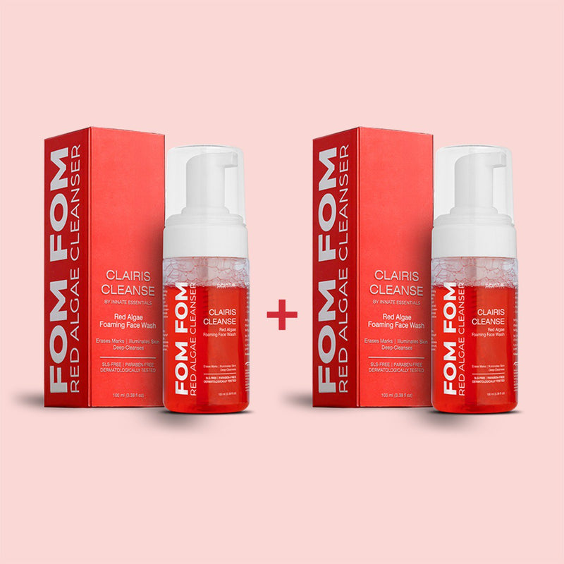 Clairis Cleanse Red Algae Foaming Face Wash combo (pack of 2)