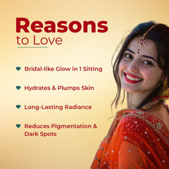 Innate Bridal Max Glow Facial Kit - 6 Steps | 2 Facials