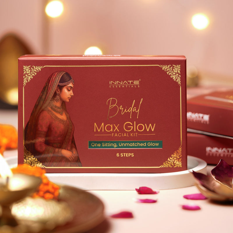 bridal max glow facial kit( pack of 2 facials) one sitting, unmatched glow