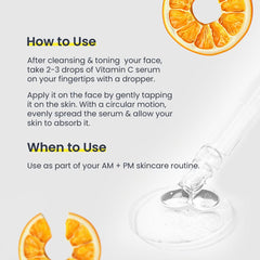 Innate Vitamin C & Acetyl Glucosamine Face Serum
How to use
01- Face Cleansing & Toning
02- Take 2-3 drops of Vit C serum
03- Dab on face with your fingertips.
04- Gently spread it in circular motions
Use the serum twice a day.